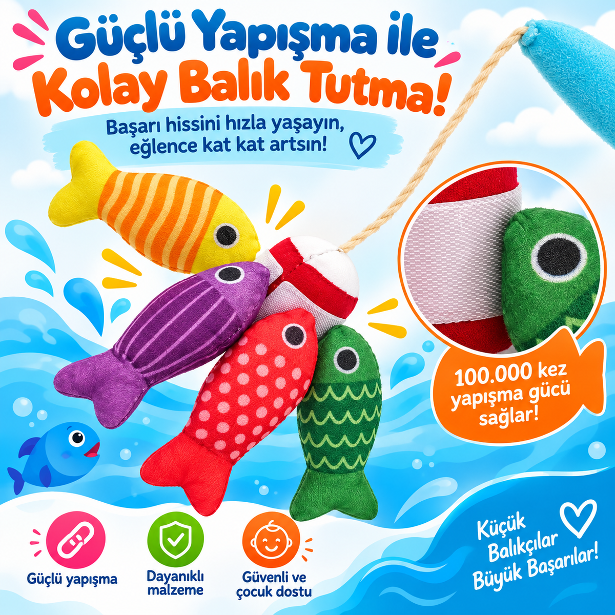 Montessori Balık Tutma Seti