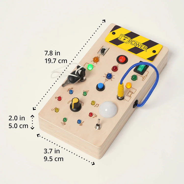 Montessori Ahşap Anahtar Panosu
