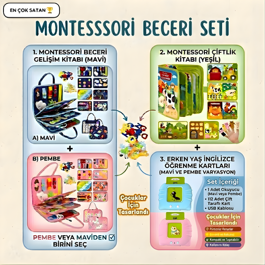 Montessori Öğrenme Seti