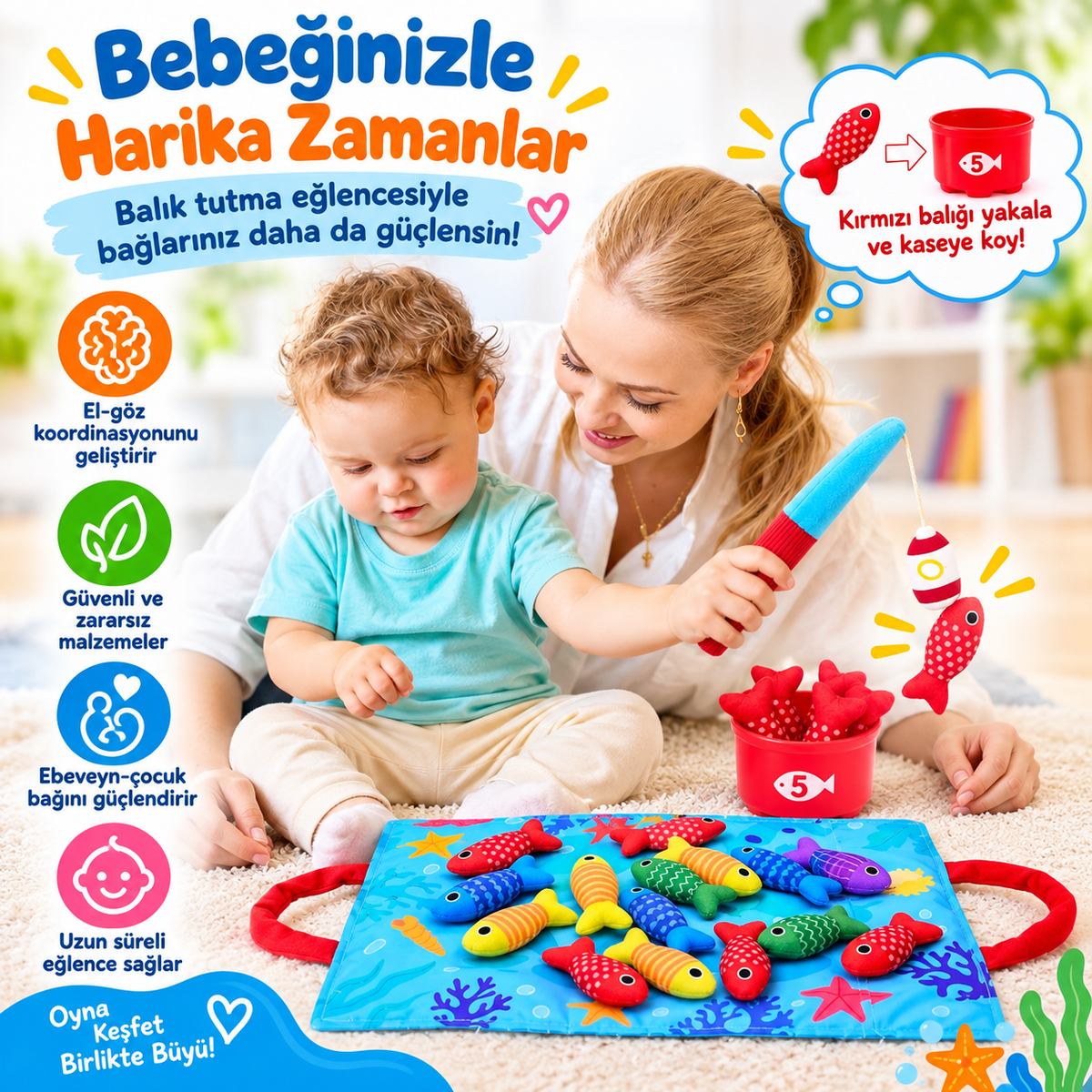 Montessori Balık Tutma Seti
