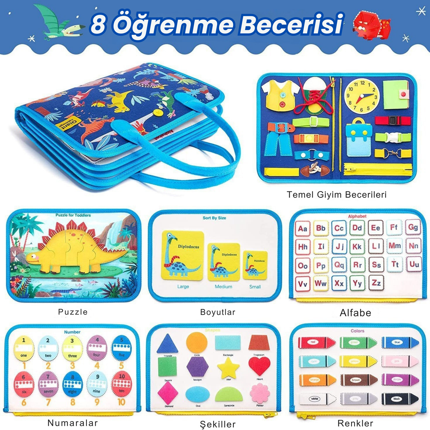 Montessori Beceri Gelişim Kitabı