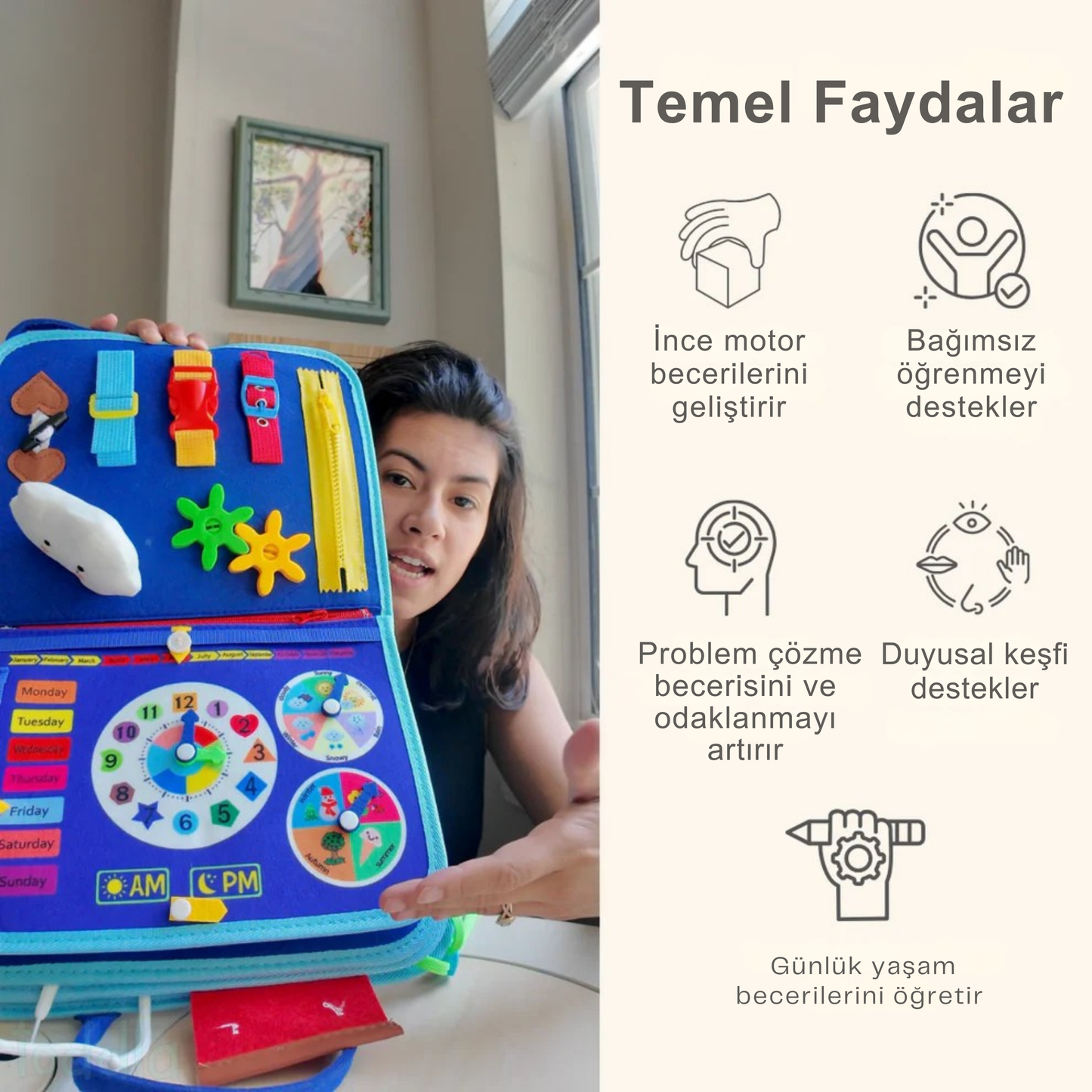 Montessori Beceri Gelişim Kitabı